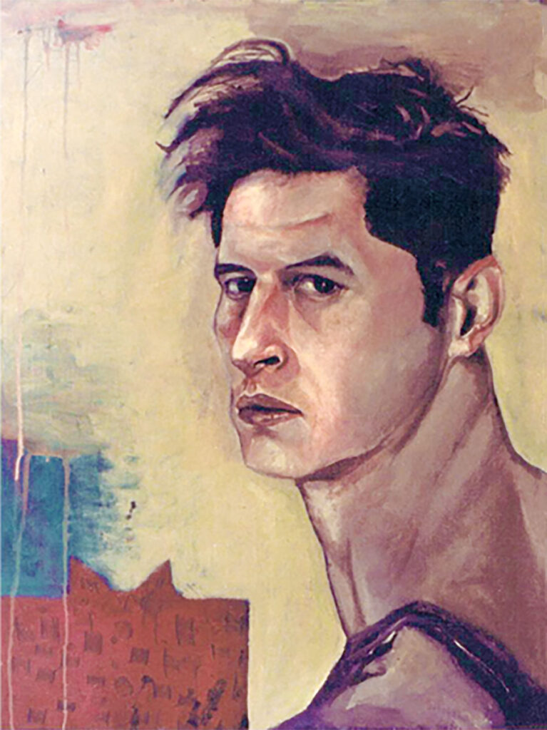 Autoportrait > huile sur toile > 65 x 54 cm > 1987