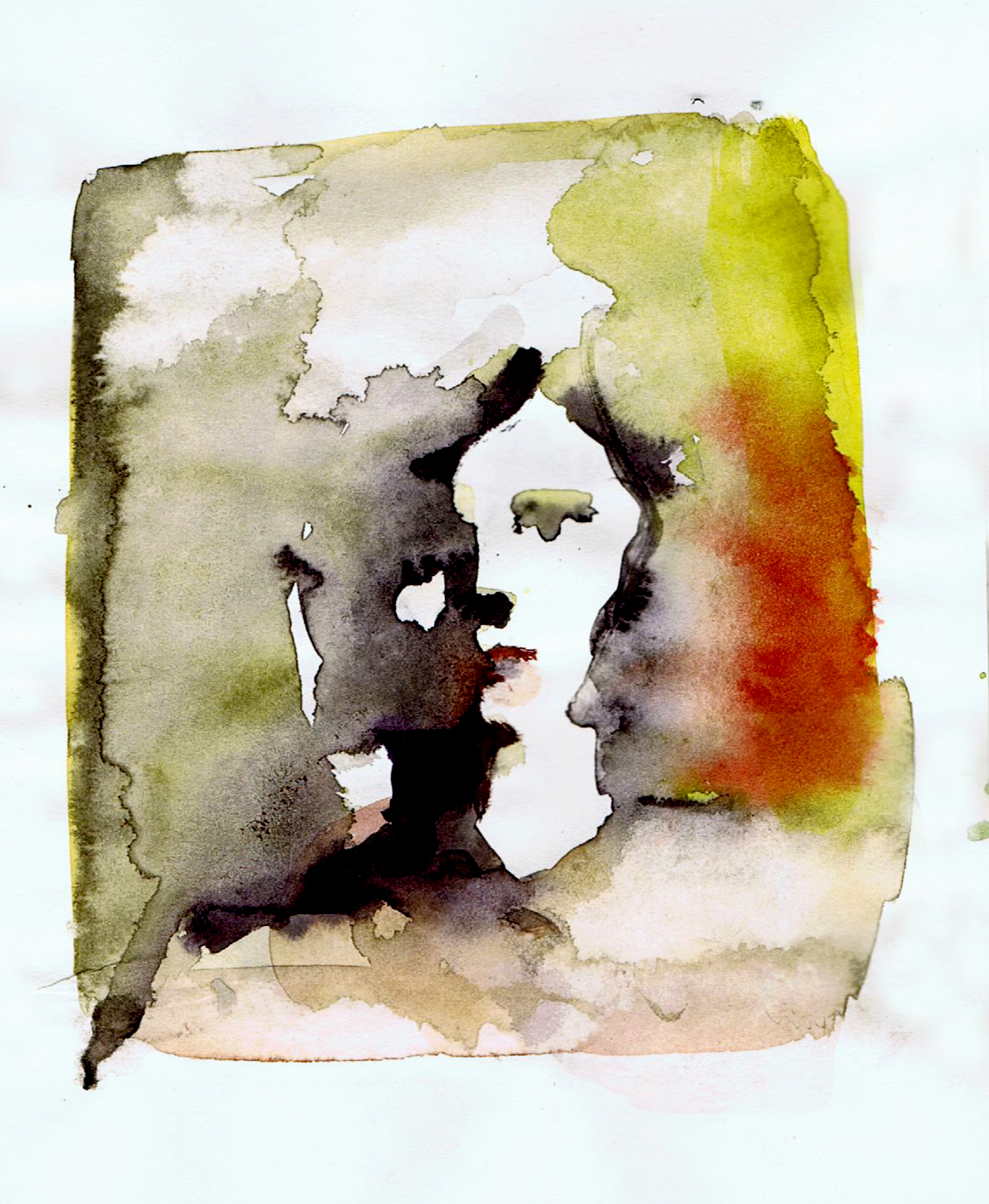 Femme  > aquarelle sur papier